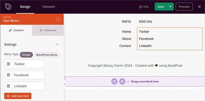 customized-WordPress-footer - SeedProd Customized WordPress footer