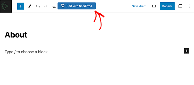 Editer une nouvelle page dans WordPress avec SeedProd