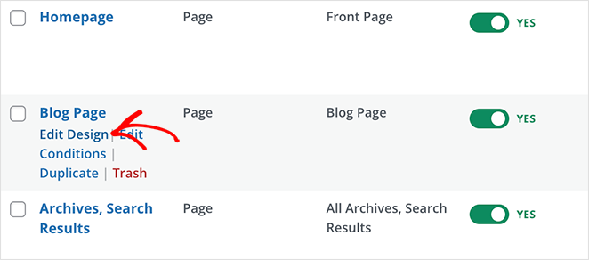edit-blog-page-template - SeedProd Customize WordPress theme blog page template