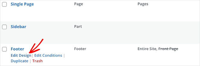 edit-WordPress-footer - SeedProd Edit the WordPress theme footer template
