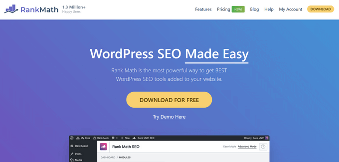 RankMath SEO Plugin pour WooCommerce et WordPress