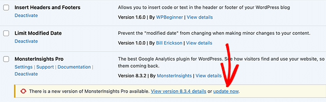 Update WordPress plugins and themes