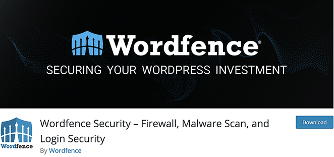 Wordfence Security meilleurs plugins de sécurité WordPress