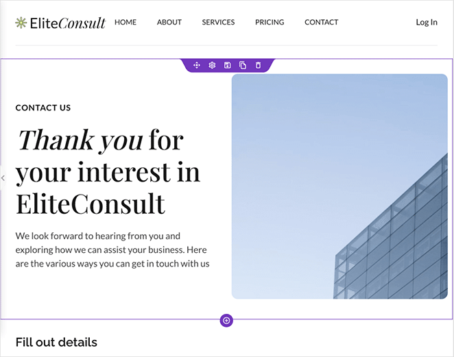 WordPress-theme-contact-page - SeedProd WordPress theme contact page design